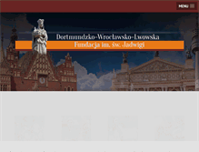 Tablet Screenshot of fundacja-swjadwigi.pl